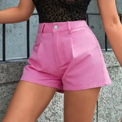 Loose-Fit Casual Women's Clothing New Style Elegant Fashion Eliminates Excess Fat Trendy High-Waisted Slimming Denim Shorts