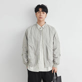 Bomber Jacket Men Spring And Autumn Fashion Brand Men's Spring Cargo Jacket Men's Top Windproof Men's Bomber Jacket Casual