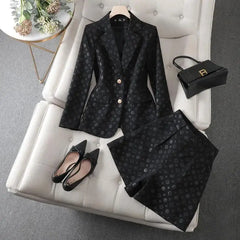 Fashion Temperament Professional Suits Women 2024 Spring Summer New Formal Long Sleeve Blazer And Pants&Shorts Sets Work Wear