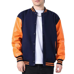 Men Bomber varsity jacket Baseball Patche Color Block Outerwear Casual Loose Spring and Autumn Comfy Unisex Coats New In Jackets