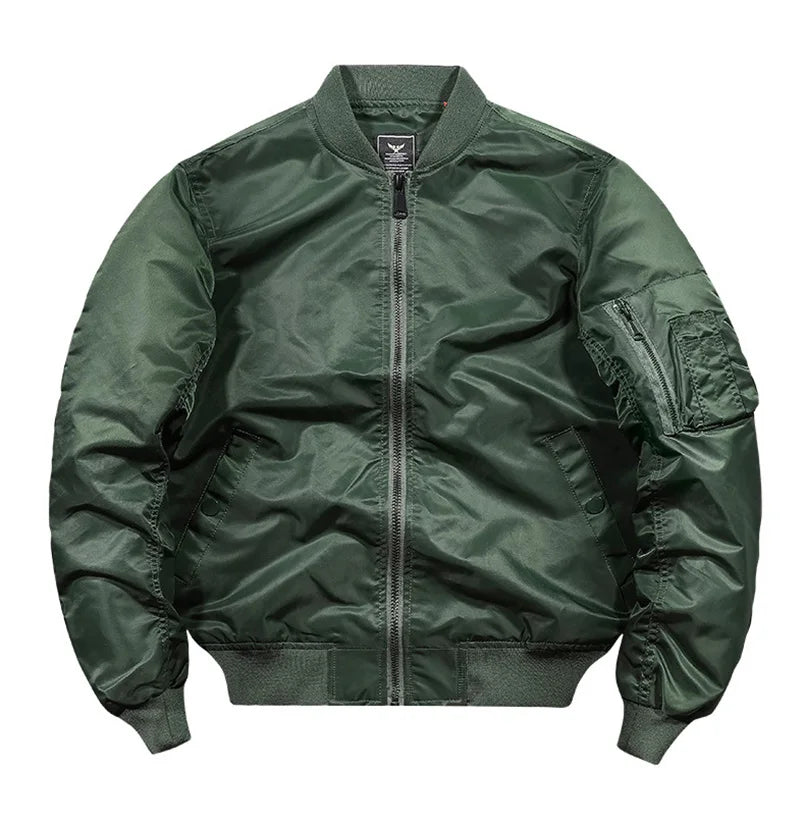 Spring Autumn Bomber Jacket Men Women Military Fly Jacket Varsity Baseball Flight Coat Mens Windbreaker Mens Clothing 2025