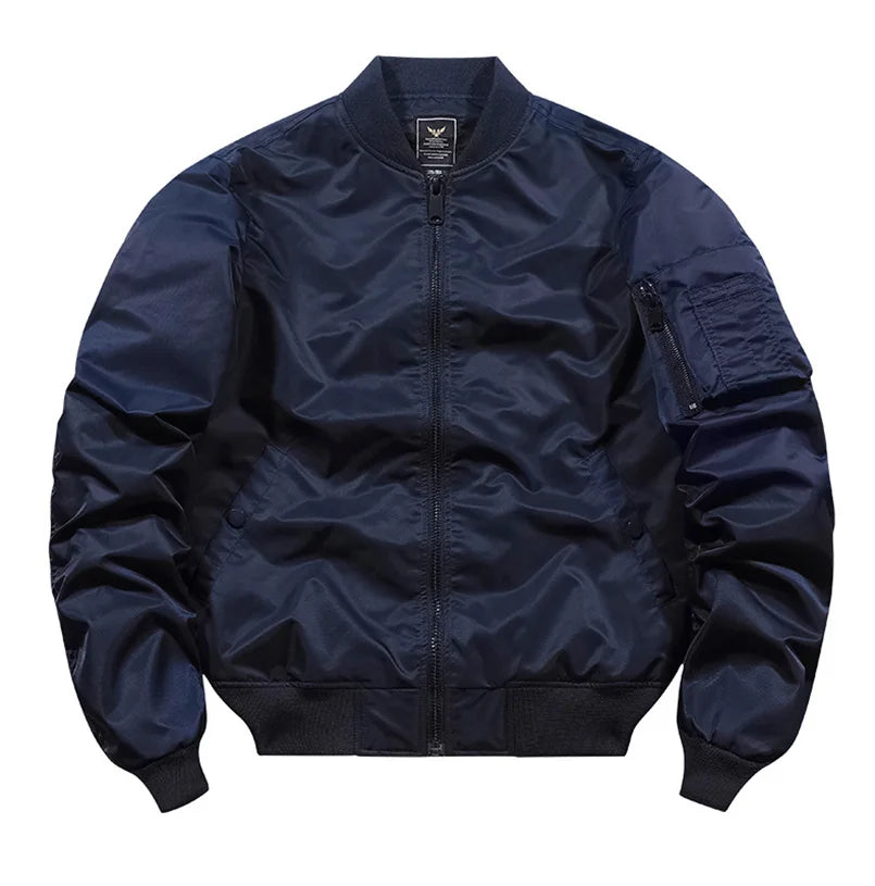 Spring Autumn Bomber Jacket Men Women Military Fly Jacket Varsity Baseball Flight Coat Mens Windbreaker Mens Clothing 2025