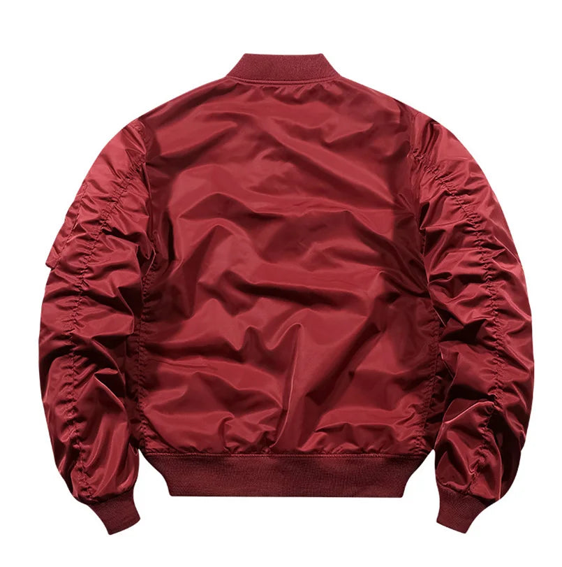 Spring Autumn Bomber Jacket Men Women Military Fly Jacket Varsity Baseball Flight Coat Mens Windbreaker Mens Clothing 2025