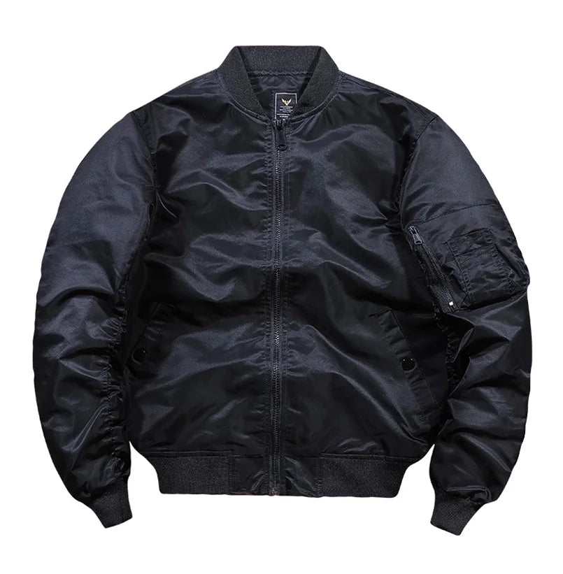 Spring Autumn Bomber Jacket Men Women Military Fly Jacket Varsity Baseball Flight Coat Mens Windbreaker Mens Clothing 2025