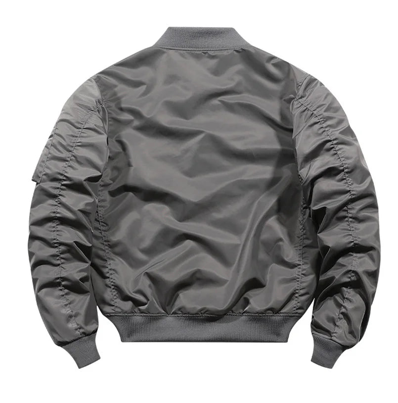Spring Autumn Bomber Jacket Men Women Military Fly Jacket Varsity Baseball Flight Coat Mens Windbreaker Mens Clothing 2025
