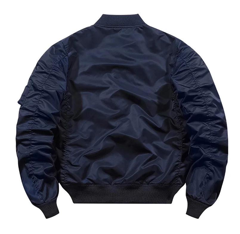 Spring Autumn Bomber Jacket Men Women Military Fly Jacket Varsity Baseball Flight Coat Mens Windbreaker Mens Clothing 2025