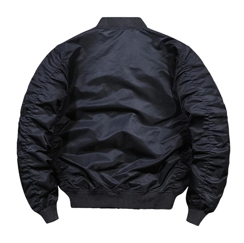 Spring Autumn Bomber Jacket Men Women Military Fly Jacket Varsity Baseball Flight Coat Mens Windbreaker Mens Clothing 2025