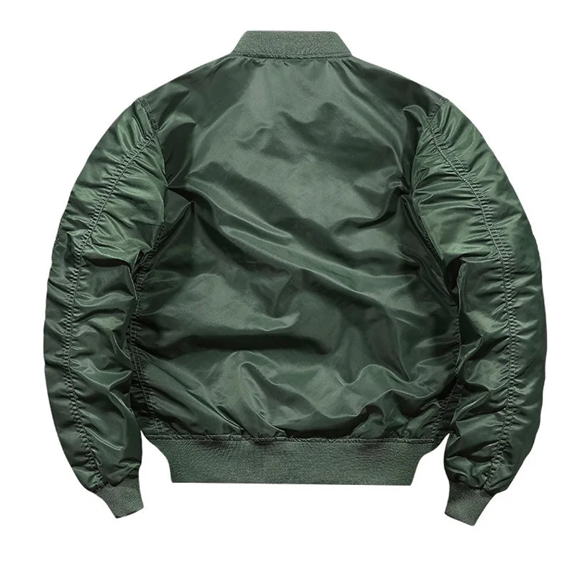 Spring Autumn Bomber Jacket Men Women Military Fly Jacket Varsity Baseball Flight Coat Mens Windbreaker Mens Clothing 2025