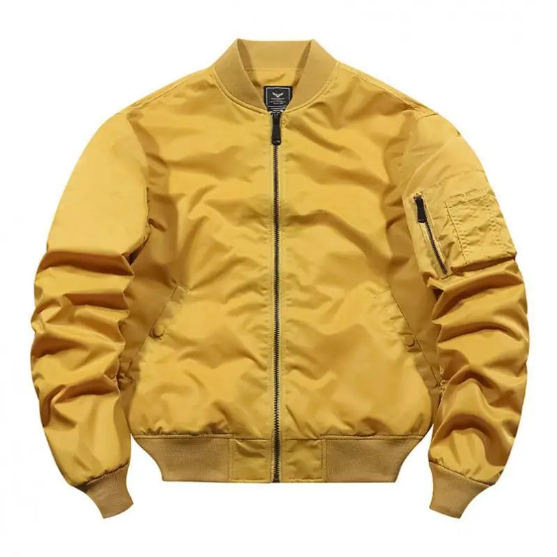 Spring Autumn Bomber Jacket Men Women Military Fly Jacket Varsity Baseball Flight Coat Mens Windbreaker Mens Clothing 2025