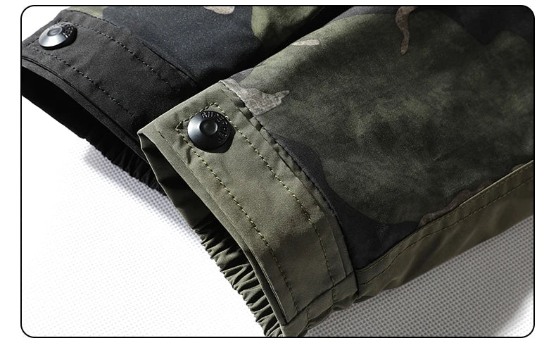 Military Bomber Jacket Men Fashion Casual Camping  Jacket Coat Windproof Hooded Windbreaker Coats Male Oversize Outerwear 4XL
