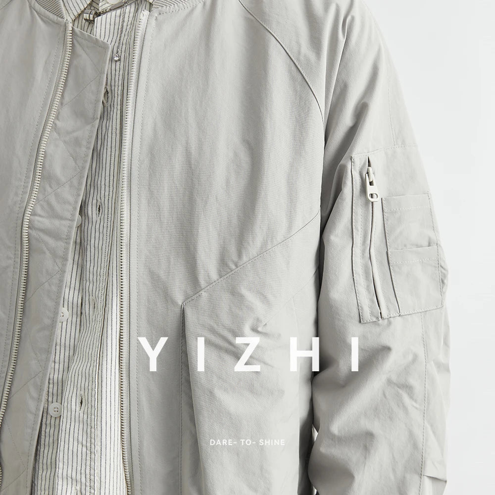 Bomber Jacket Men Spring And Autumn Fashion Brand Men's Spring Cargo Jacket Men's Top Windproof Men's Bomber Jacket Casual