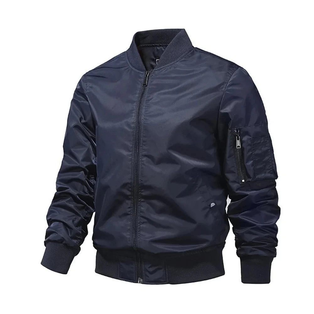 Mens Bomber Jacket 2023 New Spring Autumn Male Baseball Jackets Pilot Men Outwear Army Green Coat Zipper Men's Tactical Uniform