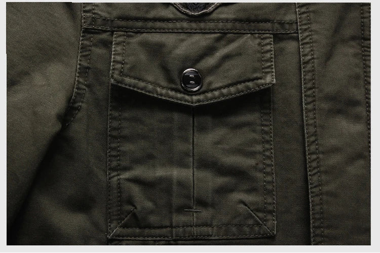 Men Bomber Jacket 2024 Spring Autumn New Cotton Army Tactics Military Coat Mens Brand Outwear Fashion Casual Outdoor Jacket Men
