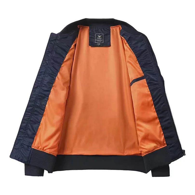 Spring Autumn Bomber Jacket Men Women Military Fly Jacket Varsity Baseball Flight Coat Mens Windbreaker Mens Clothing 2025