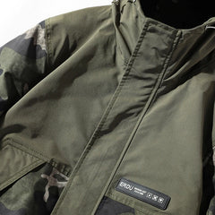 Military Bomber Jacket Men Fashion Casual Camping  Jacket Coat Windproof Hooded Windbreaker Coats Male Oversize Outerwear 4XL