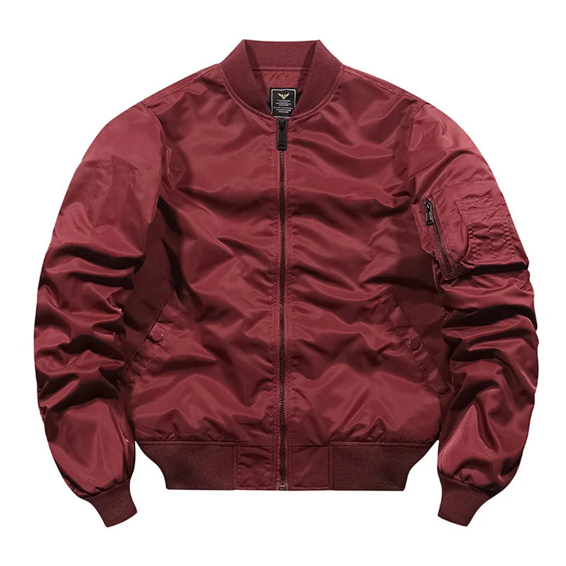 Spring Autumn Bomber Jacket Men Women Military Fly Jacket Varsity Baseball Flight Coat Mens Windbreaker Mens Clothing 2025