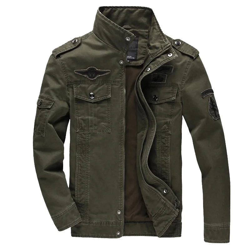 Men Bomber Jacket 2024 Spring Autumn New Cotton Army Tactics Military Coat Mens Brand Outwear Fashion Casual Outdoor Jacket Men