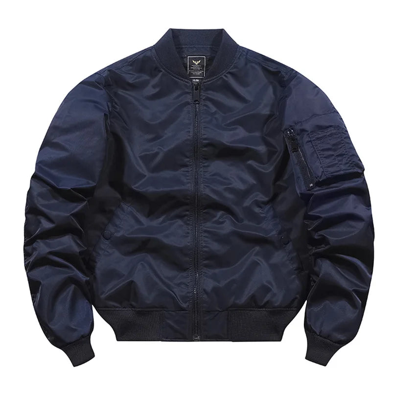 Spring Autumn Bomber Jacket Men Women Military Fly Jacket Varsity Baseball Flight Coat Mens Windbreaker Mens Clothing 2025