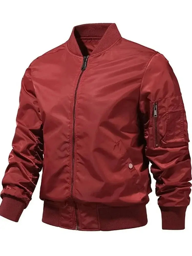 Mens Bomber Jacket 2023 New Spring Autumn Male Baseball Jackets Pilot Men Outwear Army Green Coat Zipper Men's Tactical Uniform