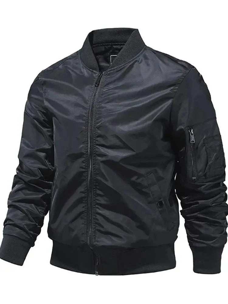 Mens Bomber Jacket 2023 New Spring Autumn Male Baseball Jackets Pilot Men Outwear Army Green Coat Zipper Men's Tactical Uniform