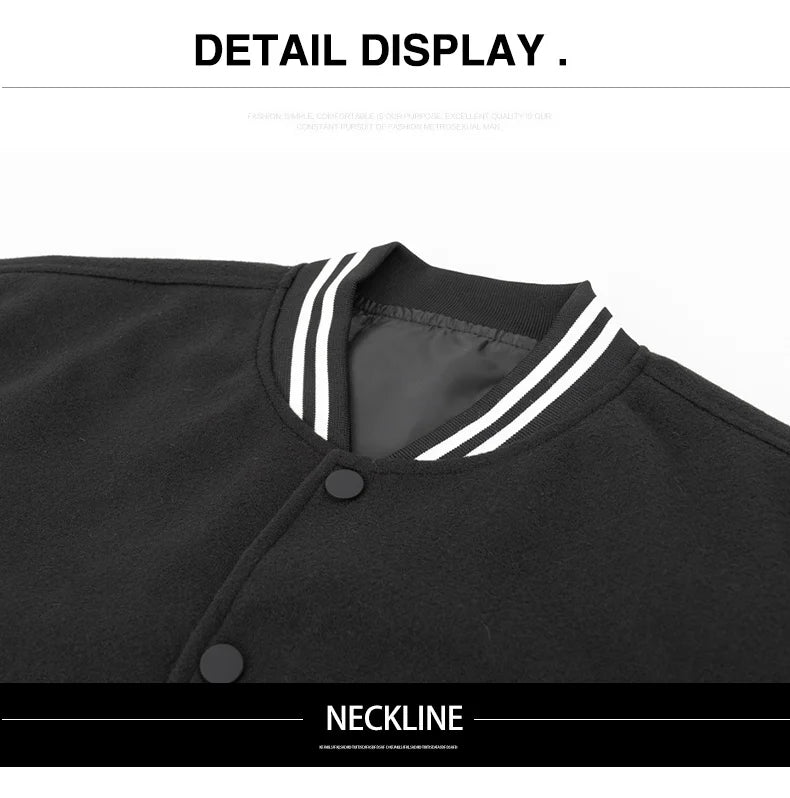 Men Bomber varsity jacket Baseball Patche Color Block Outerwear Casual Loose Spring and Autumn Comfy Unisex Coats New In Jackets