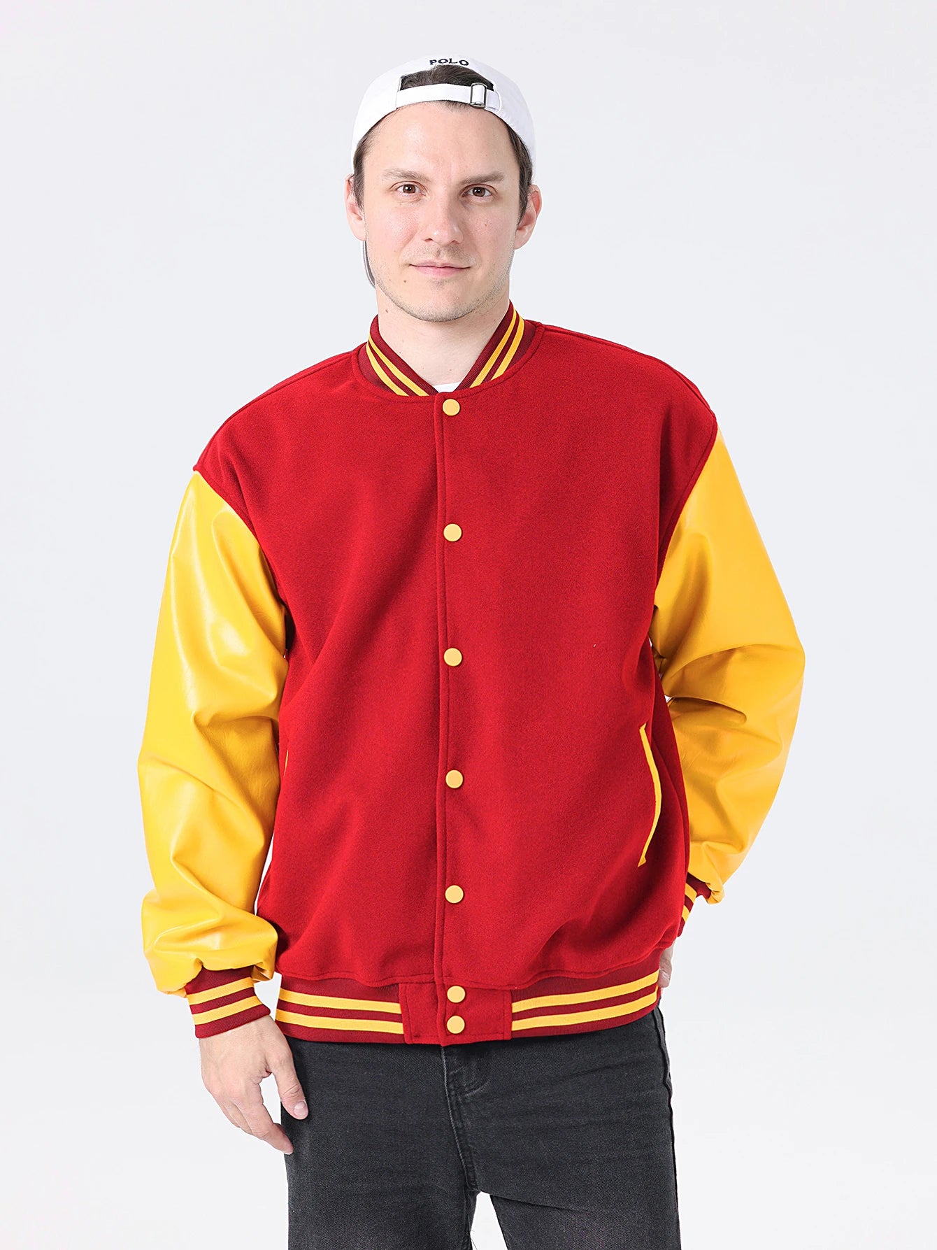 Men Bomber varsity jacket Baseball Patche Color Block Outerwear Casual Loose Spring and Autumn Comfy Unisex Coats New In Jackets