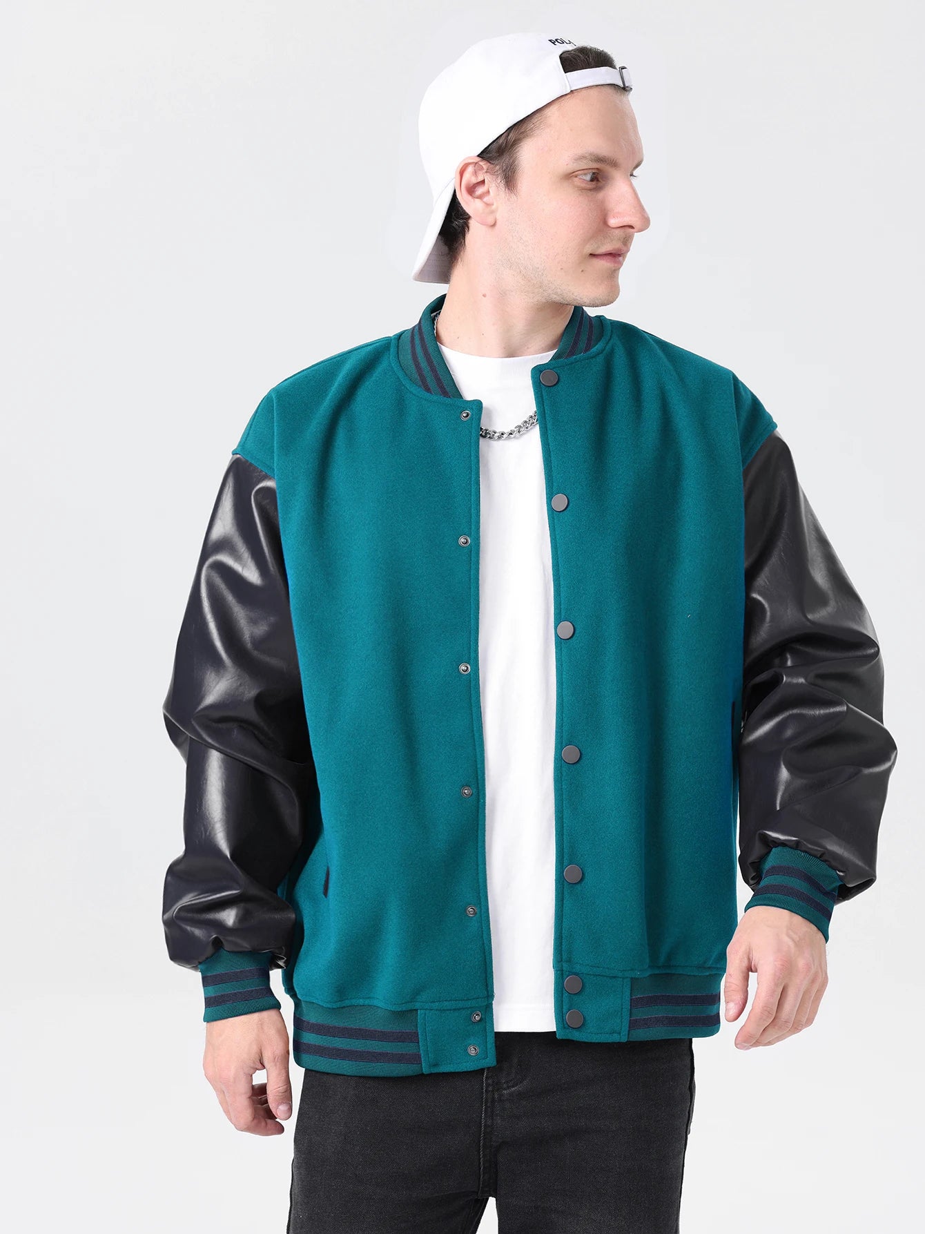 Men Bomber varsity jacket Baseball Patche Color Block Outerwear Casual Loose Spring and Autumn Comfy Unisex Coats New In Jackets